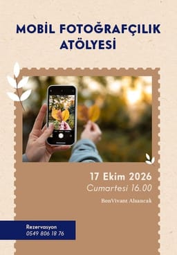 BonVivant Mobil Fotoğrafçılık Atölyesi
