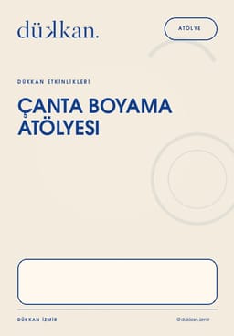Çanta Boyama Atölyesi