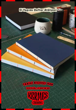  Çatı Katı’yla El Yapımı Defter Atölyesi