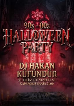 Hallowen Party 90's-00's -  Dj Hakan Küfündür