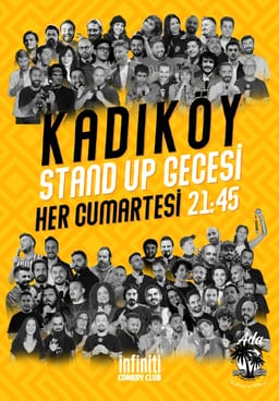 Kadıköy Stand up Gecesi Cumartesi 21:45