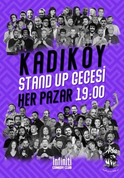 Kadıköy Stand up Gecesi Pazar 19:00