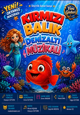 Kırmızı Balık Denizaltı Müzikali Çocuk Tiyatrosu