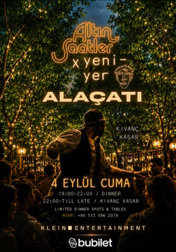 Kıvanç Kasar & Altın Saatler X Yeniyer Alaçatı