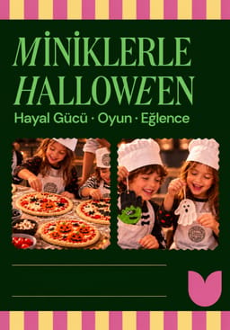 Miniklerle Halloween & Pizza Atölyesi | PizzaExpress x Mudita