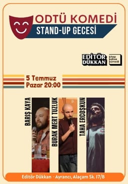 ODTÜ Komedi Topluluğu - Stand Up Gecesi