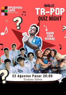 Ödüllü Tr-Pop Quiz Night