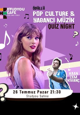 Pop Culture & Yabancı Müzik Quiz Night