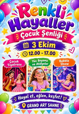 Renkli Hayaller Çocuk Şenliği