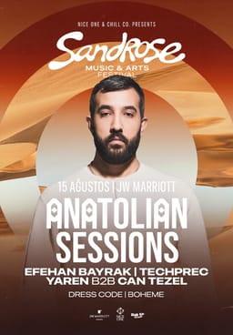 Sandrose Art & Music Festival: Anatolian Sessions (Boheme Edition) — JW Marriott Velocity