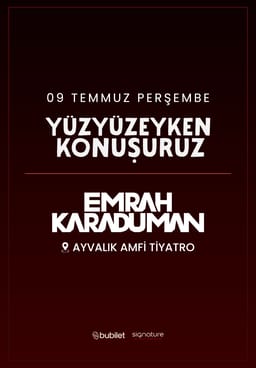 Yüzyüzeyken Konuşuruz - Emrah Karaduman Konseri