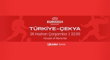 Türkiye-Çekya Maçını Açık Hava'da House of Rene'de İzleyin