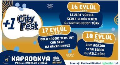 CityFest'22 Kapadokya Festival Detayları