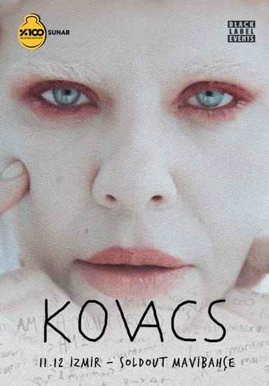 %100 Müzik Sunar: Kovacs | İzmir etkinlikgörseli