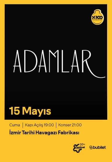 Adamlar etkinlikgörseli