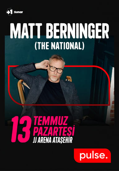 +1 Sunar: Matt Berninger etkinlikgörseli