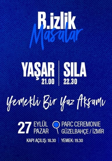 Bizlik Masalar - Sıla & Yaşar etkinlikgörseli
