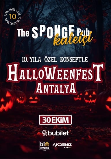 HalloweenFest Antalya 10.Yıl etkinlikgörseli