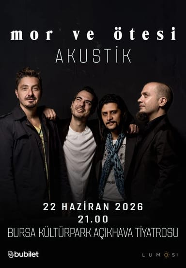 mor ve ötesi Akustik etkinlikgörseli