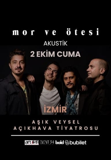 mor ve ötesi Akustik etkinlikgörseli