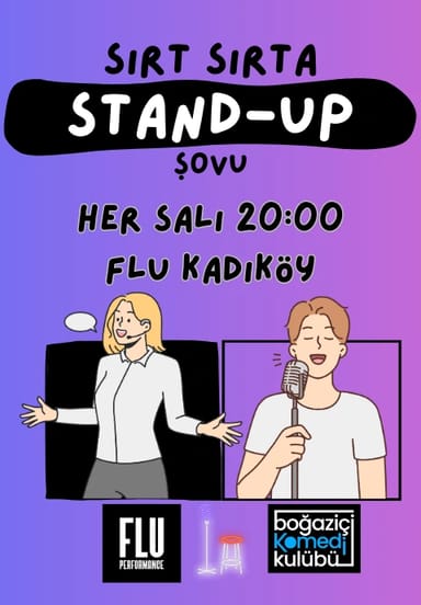 Sırt Sırta Stand-up - Boğaziçi Komedi Kulübü etkinlikgörseli