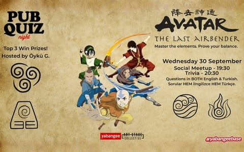 Avatar the Last Airbender Quiz: Questions in both English & Turkish