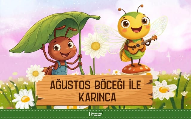 Ağustos Böceği ile Karınca Çocuk Oyunu etkinlik afişi
