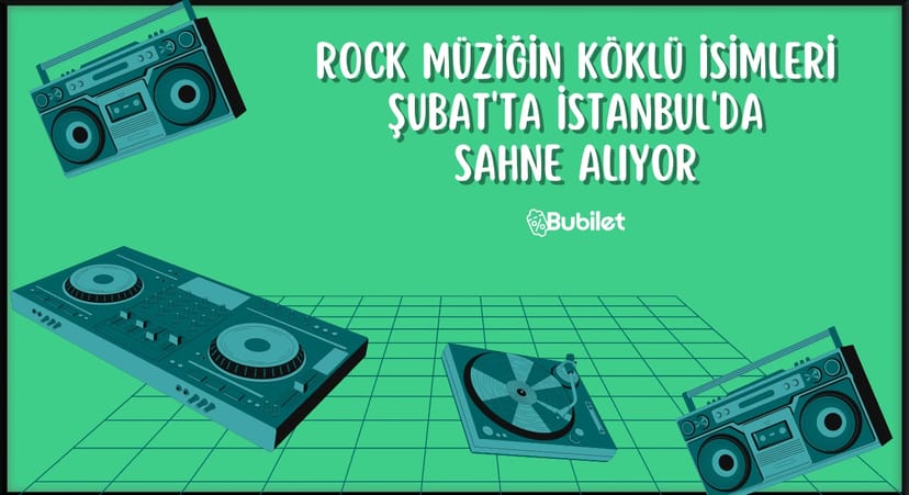 İstanbul Rock Müzik Konserleri Şubat 2023