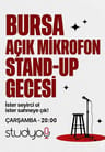 Bursa Açık Mikrofon Stand Up Gecesi