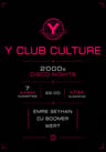 Y Club Culture: 2000s Disco Night