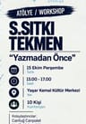 Yazmadan Önce. | 18. Ethos Tiyatro Festivali