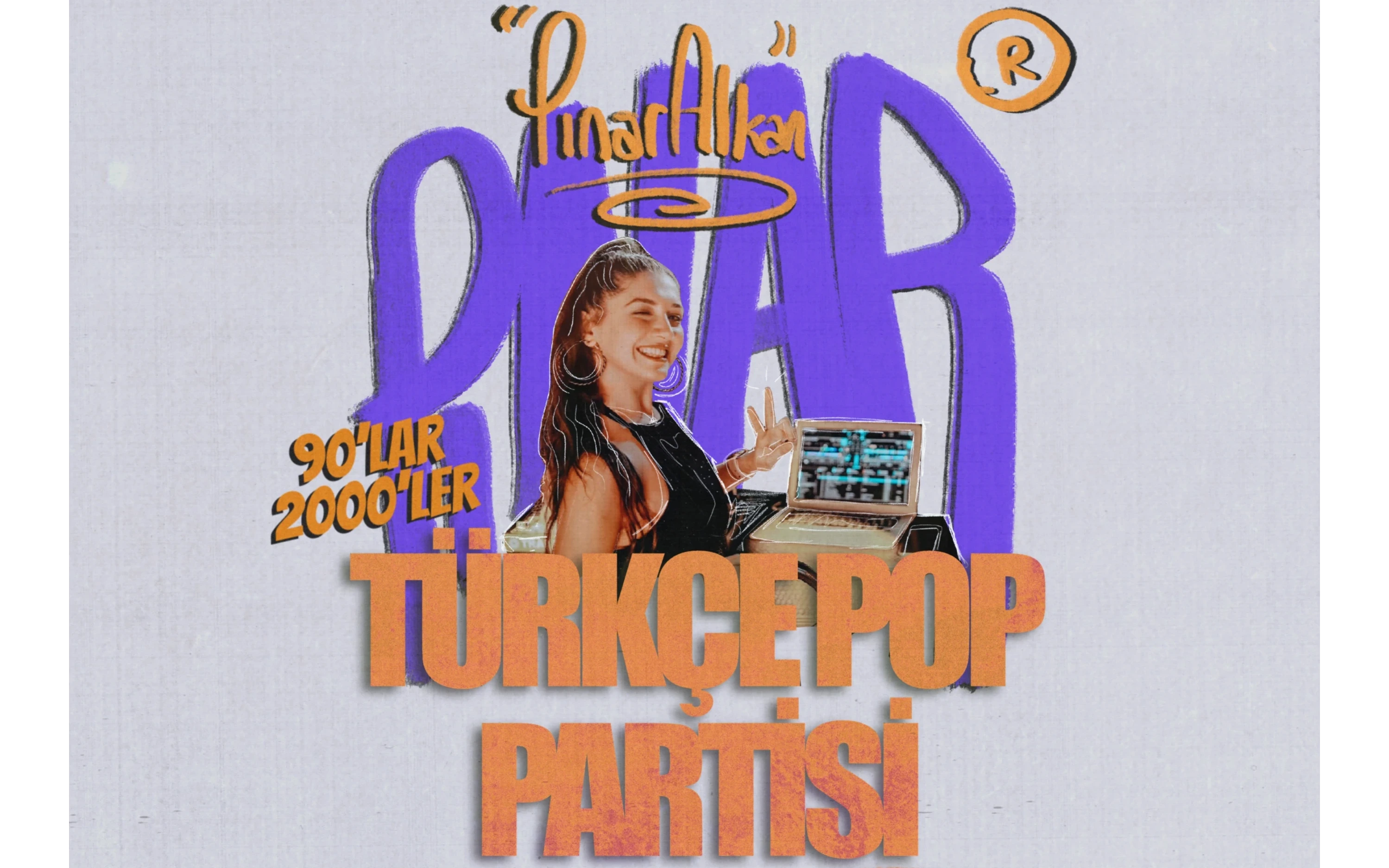 Dj Pınar Alkan 90'lar 2000'ler Türkçe Pop Partisi