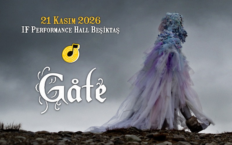 Gåte, 21 Kasım 2026, IF Performance Hall Beşiktaş, İstanbul konser afişi