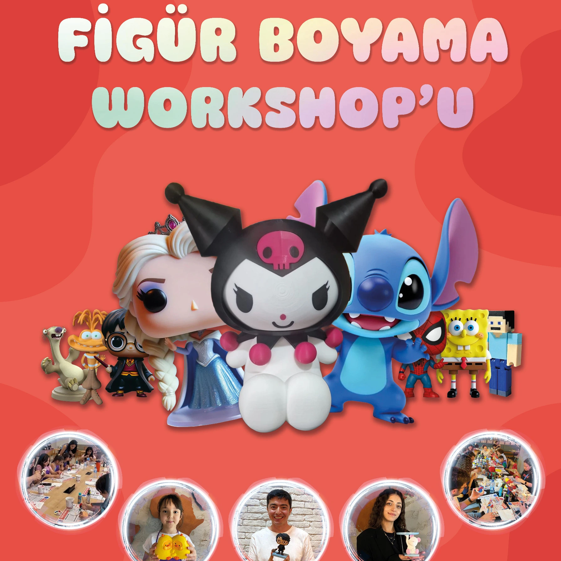 3D Figür Boyama Workshop