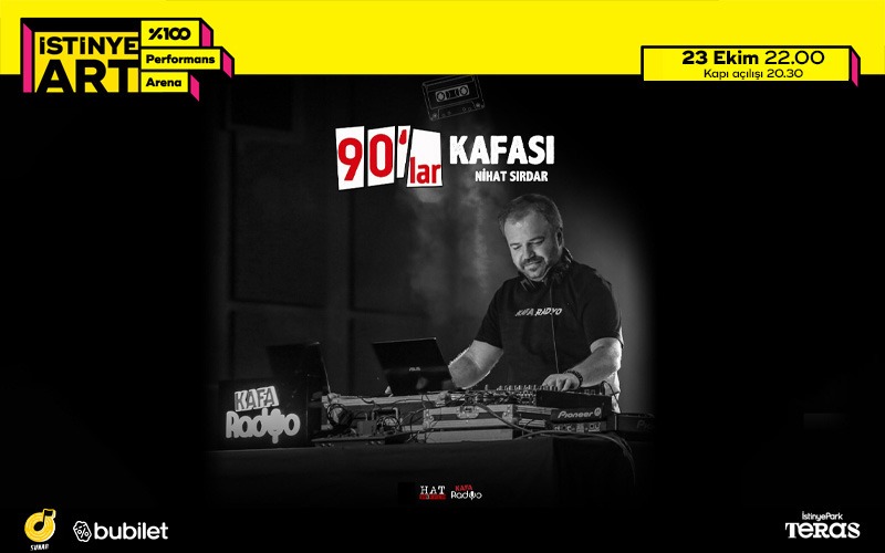 90’lar Kafası: Nihat Sırdar — 90'lar Kafası: Nihat Sırdar, 23 Ekim 2026, İstinyeArt %100 Performans Arena, İzmir konser afişi