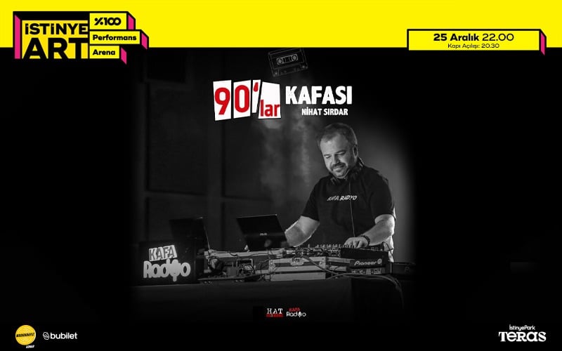 90’lar Kafası: Nihat Sırdar — 90'lar Kafası: Nihat Sırdar, 25 Aralık 2026, İstinyeArt %100 Performans Arena, İzmir konser