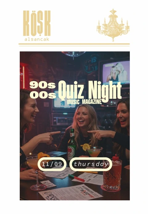 90s 00s Quiz Night&Dj Set-Music&Magazine