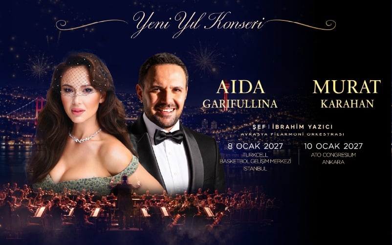 Aida Garifullina & Murat Karahan: Yeni Yıl Konseri, 10 Ocak 2027, Congresium Ankara, Ankara konser afişi