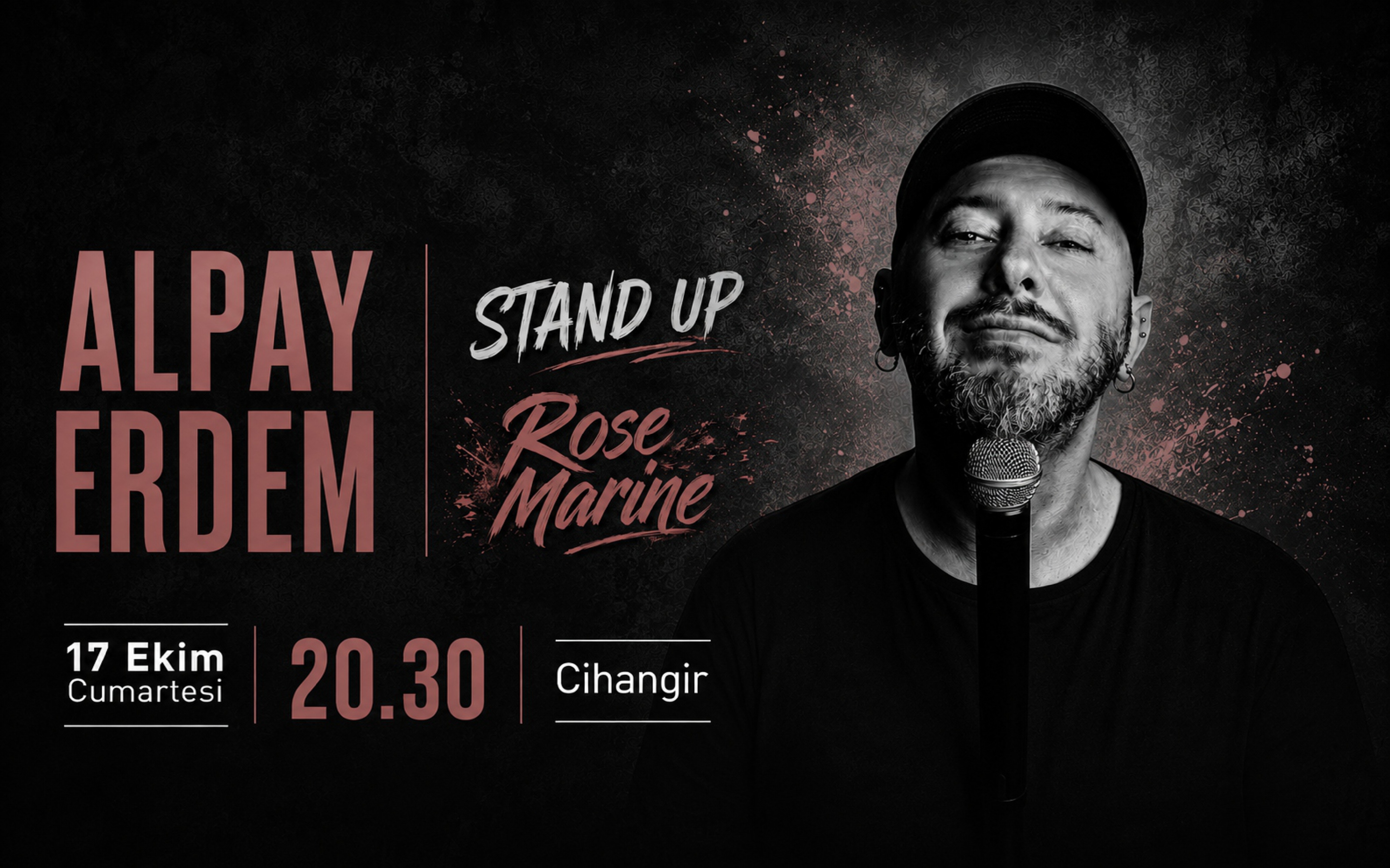 Alpay Erdem Stand Up tiyatro afişi