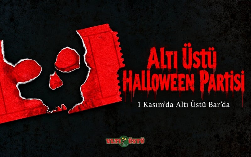 Altı Üstü Halloween Partisi, 1 Kasım 2026, Altı Üstü Bar, Ankara konser afişi