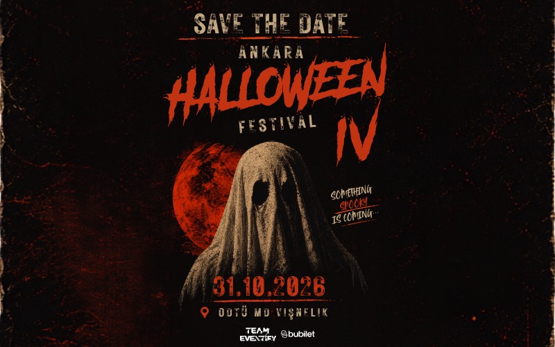 Ankara Halloween Festival IV, 31 Ekim 2026, ODTÜ MD Vişnelik, Ankara konser afişi