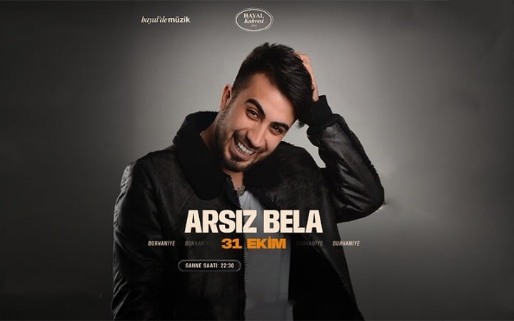 Arsız Bela Konseri, 31 Ekim 2026, Hayal Kahvesi Burhaniye, Balıkesir konser afişi