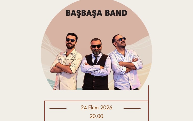 Başbaşa Band Konseri, 24 Ekim 2026, Bademler Sanat Köyü, İzmir konser afişi