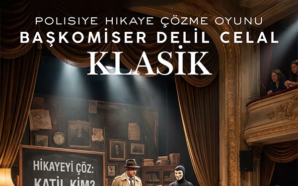 Başkomiser Delil Celal "KLASİK" tiyatro afişi