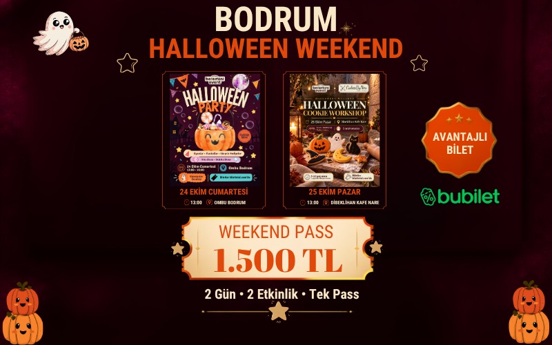 Bodrum Halloween Weekend Pass konser afişi