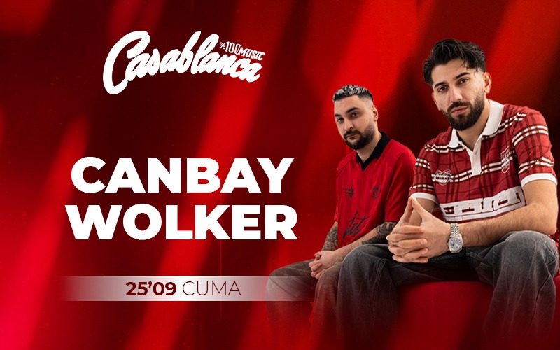 Canbay & Wolker Konseri, 25 Eylül 2026, Niğde Casablanca Bistro Pub, Niğde konser afişi