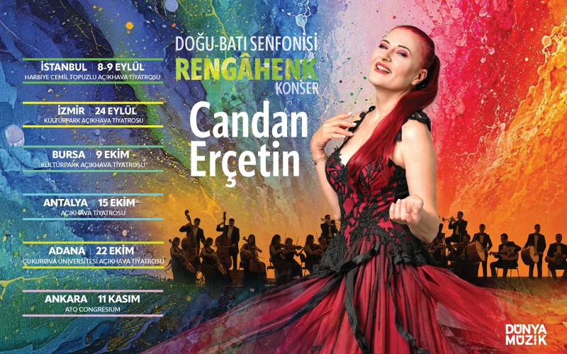 Candan Erçetin - Doğu Batı Senfonisi - Rengâhenk — Candan Erçetin - Doğu Batı Senfonisi - Rengâhenk Konser, 11 Kasım 2026,