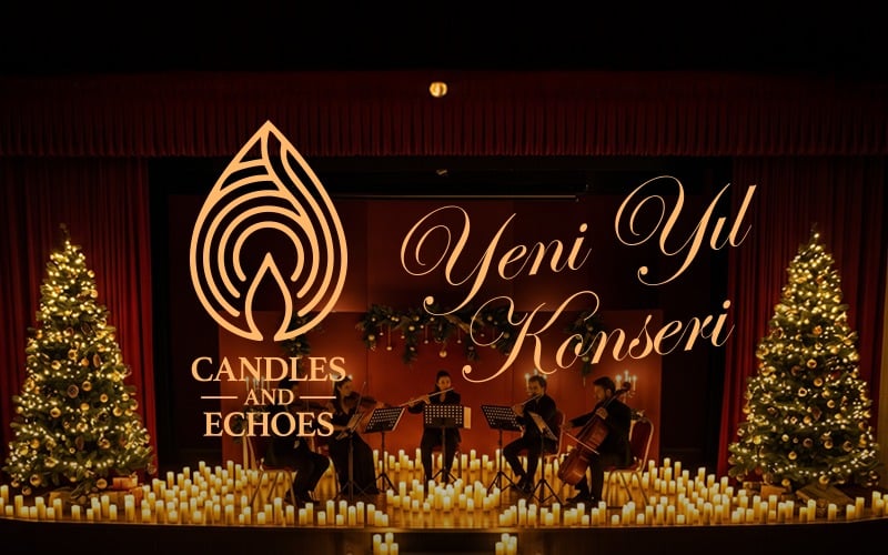 Candles and Echoes - Çomü İçdaş - Yeni Yıl Konseri, 9 Aralık 2026, Çomü İçdaş Kongre Merkezi, Çanakkale konser afişi