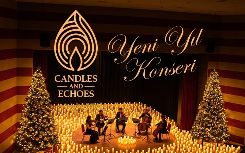Candles and Echoes - Muğla - Yeni Yıl Konseri, 22 Aralık 2026, Gazi Mustafa Kemal Atatürk Kültür Merkezi, Muğla konser afişi