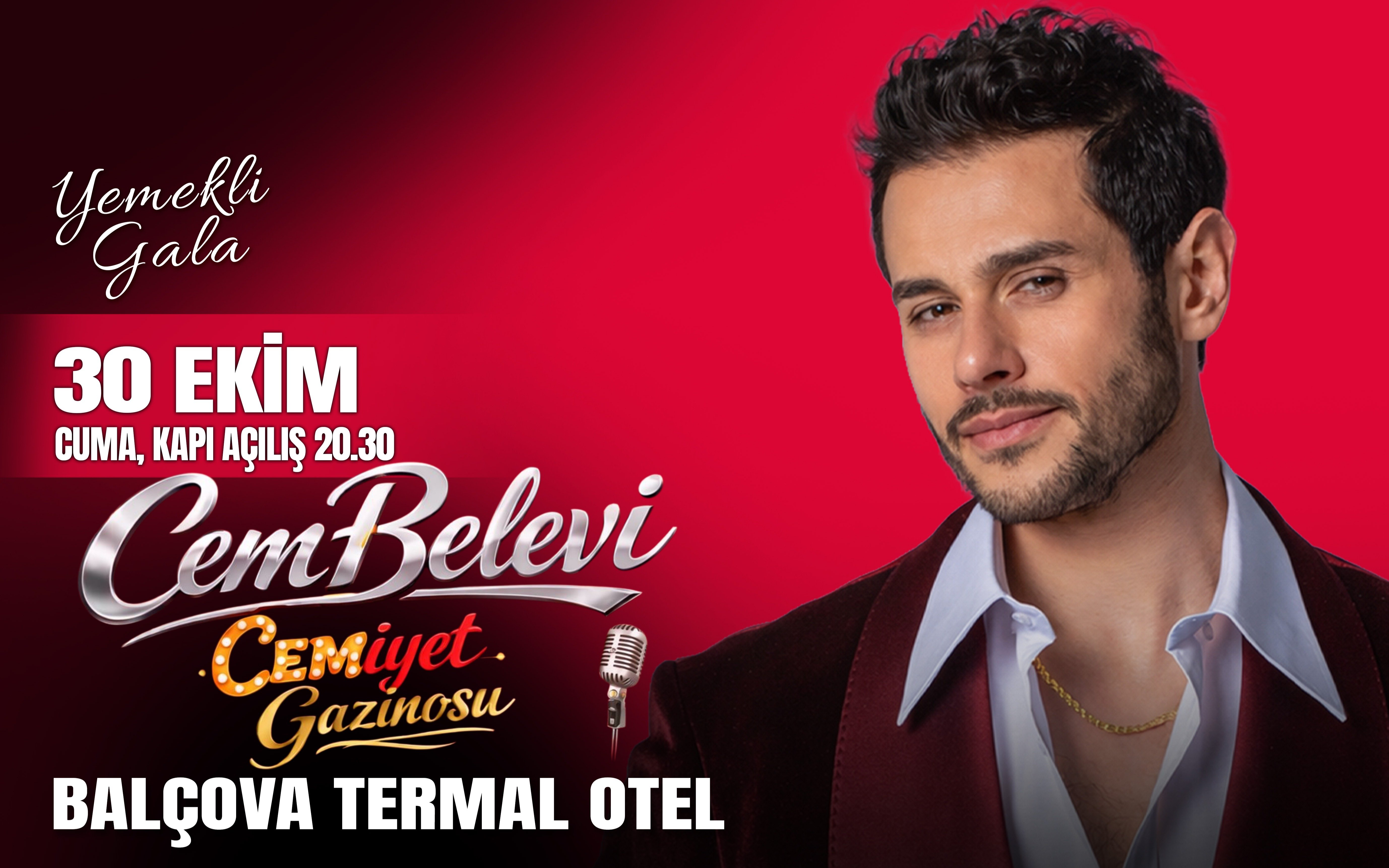 Cem Belevi Konseri, 30 Ekim 2026, Balçova Termal Otel, İzmir konser afişi